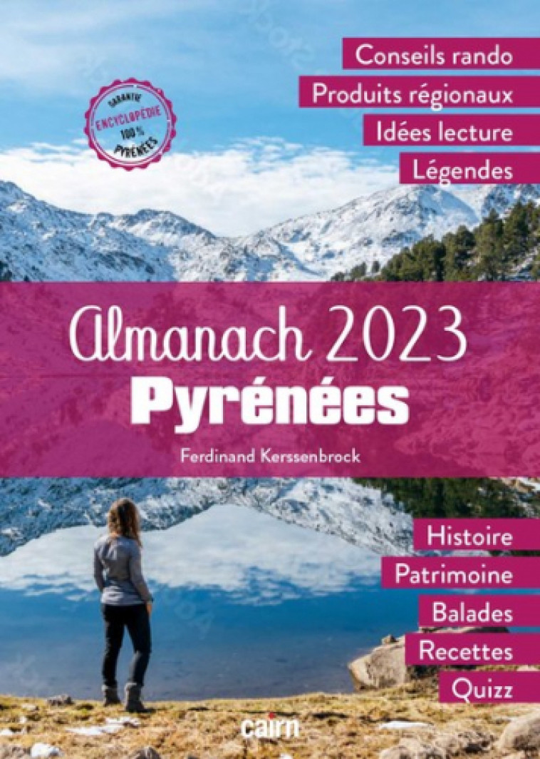 Almanach 2023 Pyrénées - Ferdinand Kerssenbrock - CAIRN