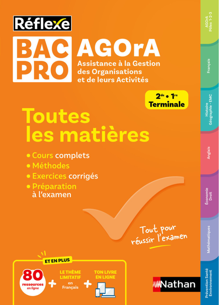 Toutes les matières BAC PRO AGOrA - Réflexe N° 89 - Thierry Gonzalez - NATHAN