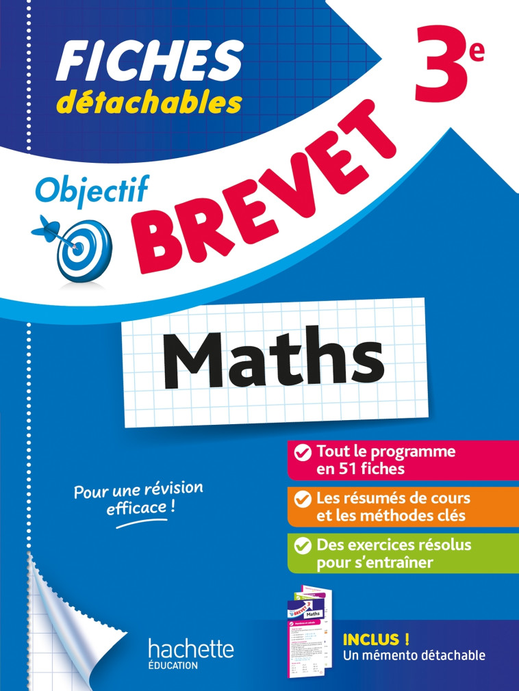 Objectif Brevet - Fiches Maths 3e - Nicolas Clamart - HACHETTE EDUC