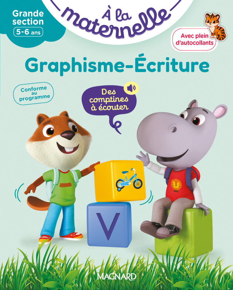 Graphisme-Écriture Grande section 5-6 ans - A la maternelle - Anne Weiller - MAGNARD