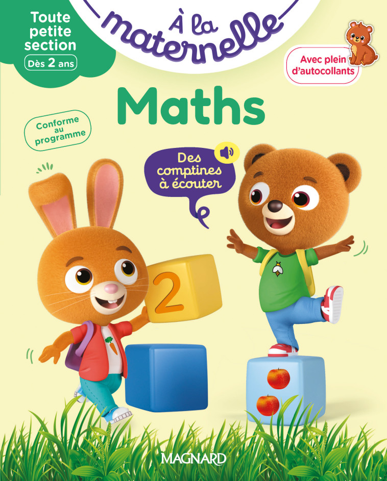 Maths Toute petite section 2-3 ans - A la maternelle - Anne Weiller - MAGNARD