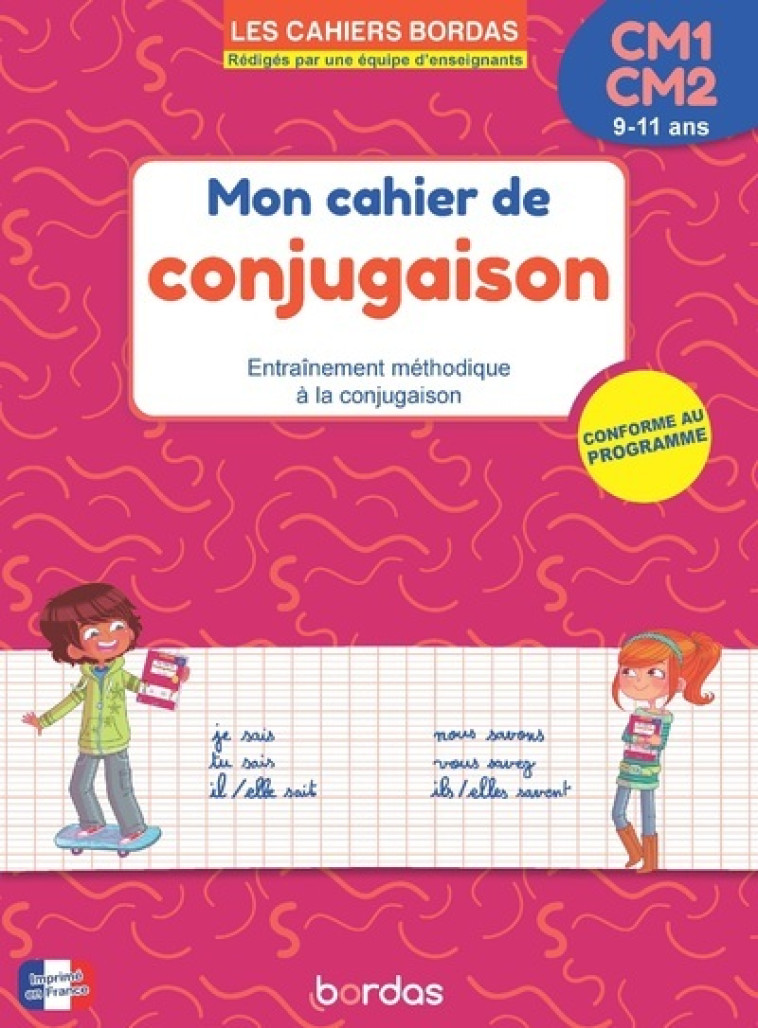 Les cahiers Bordas - Mon cahier de conjugaison CM1-CM2 - Alain Charles - BORDAS